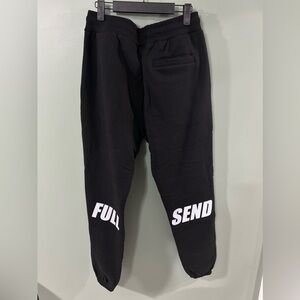 Full Send Sweatpants NWT Size Large Women, Size Medium Men.